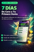 DE CERO a tu PRIMERA VENTA en 7 DÍAS