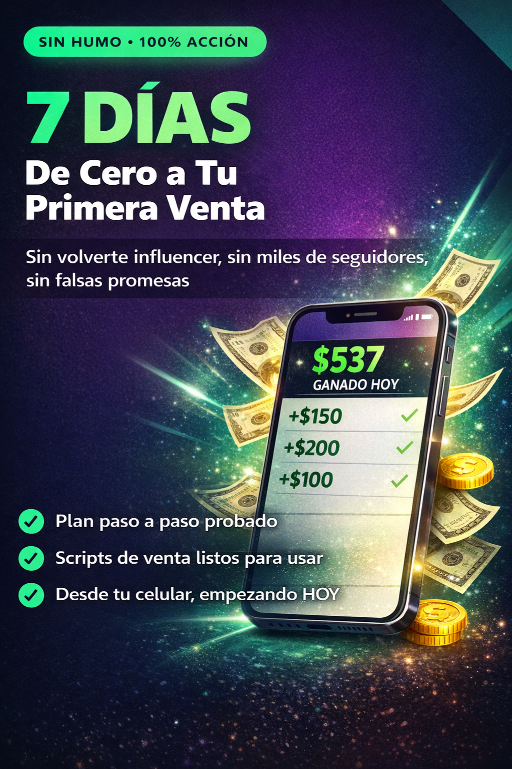 DE CERO a tu PRIMERA VENTA en 7 DÍAS